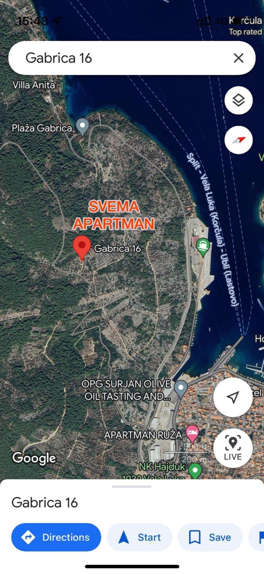 Svema Apartman Vela Luka Extérieur photo